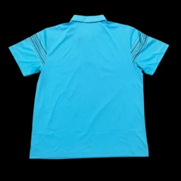 NEW Callaway Polo Shirt Men’s size Large Golf Turquoise short sleeve NWT - Picture 13 of 15
